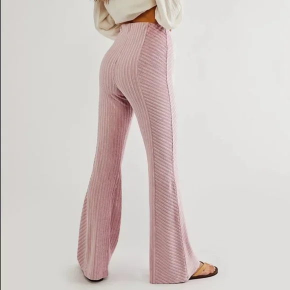 Free People Pants - Free People Slim Pull On Velvet Flare Pants